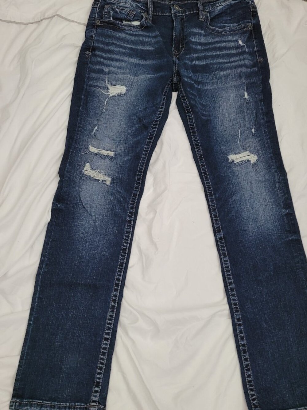 Men's Buckle Jeans